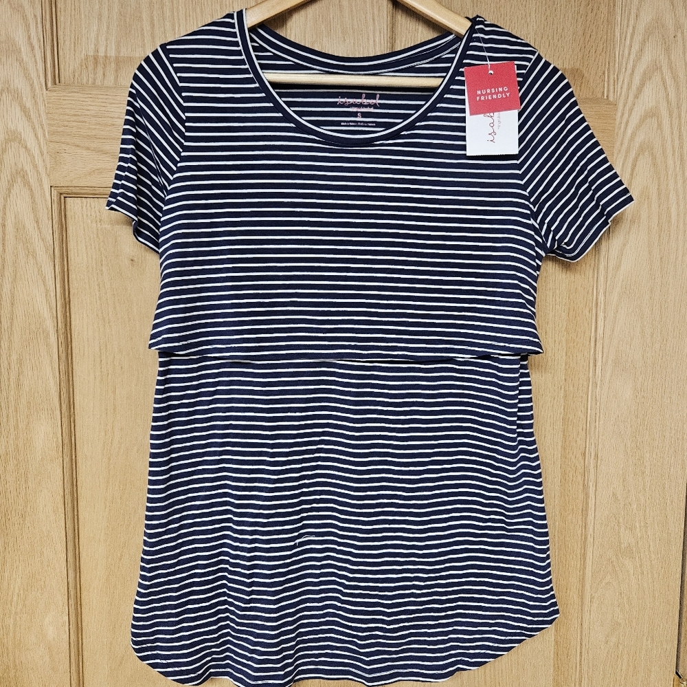 Isabel Small Nursing‎ Friendly Striped Shirt